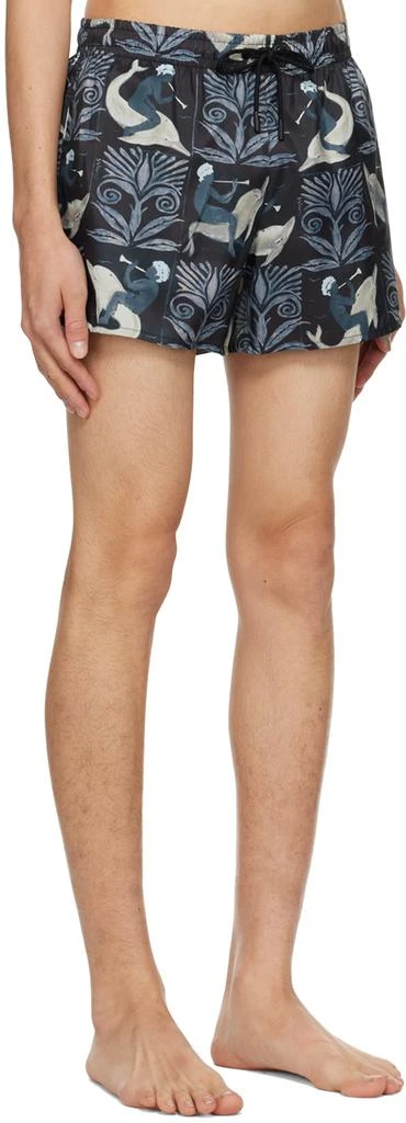 COMMAS Navy Printed Swim Shorts 2