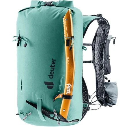 deuter 16l backpack Vertrail Alpine I Waterproof, Lightweight Hiking & Mountaineering Pack where the large opening allows you to easily access your belongings in the main compartment Deuter Vertrail 16L Backpack -