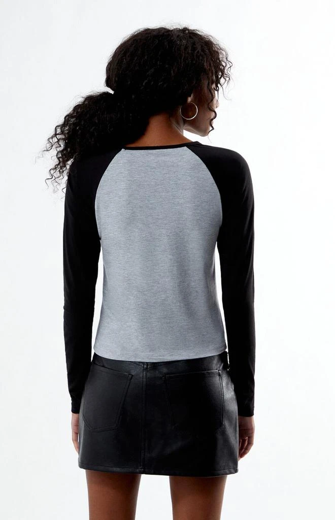 Daisy Street When You Are Mean Bow Long Sleeve T-Shirt 4