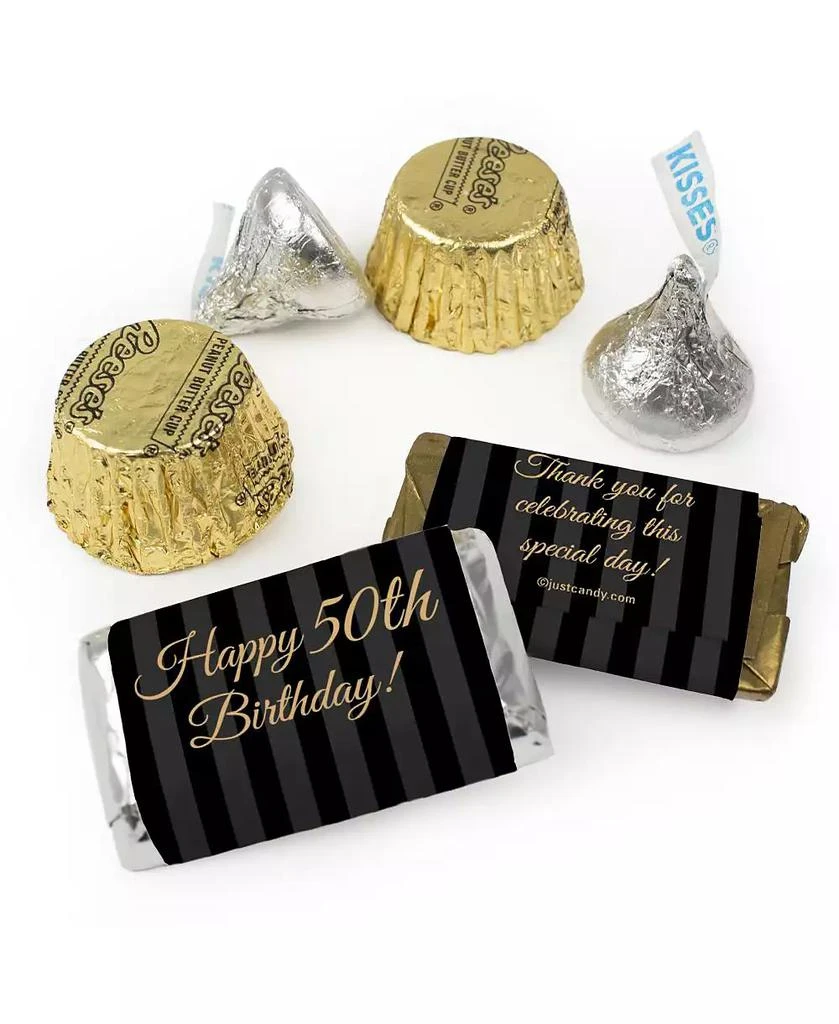 Just Candy 50th Birthday Candy Party Favors Hershey
s Chocolate Mix, 115 Pieces