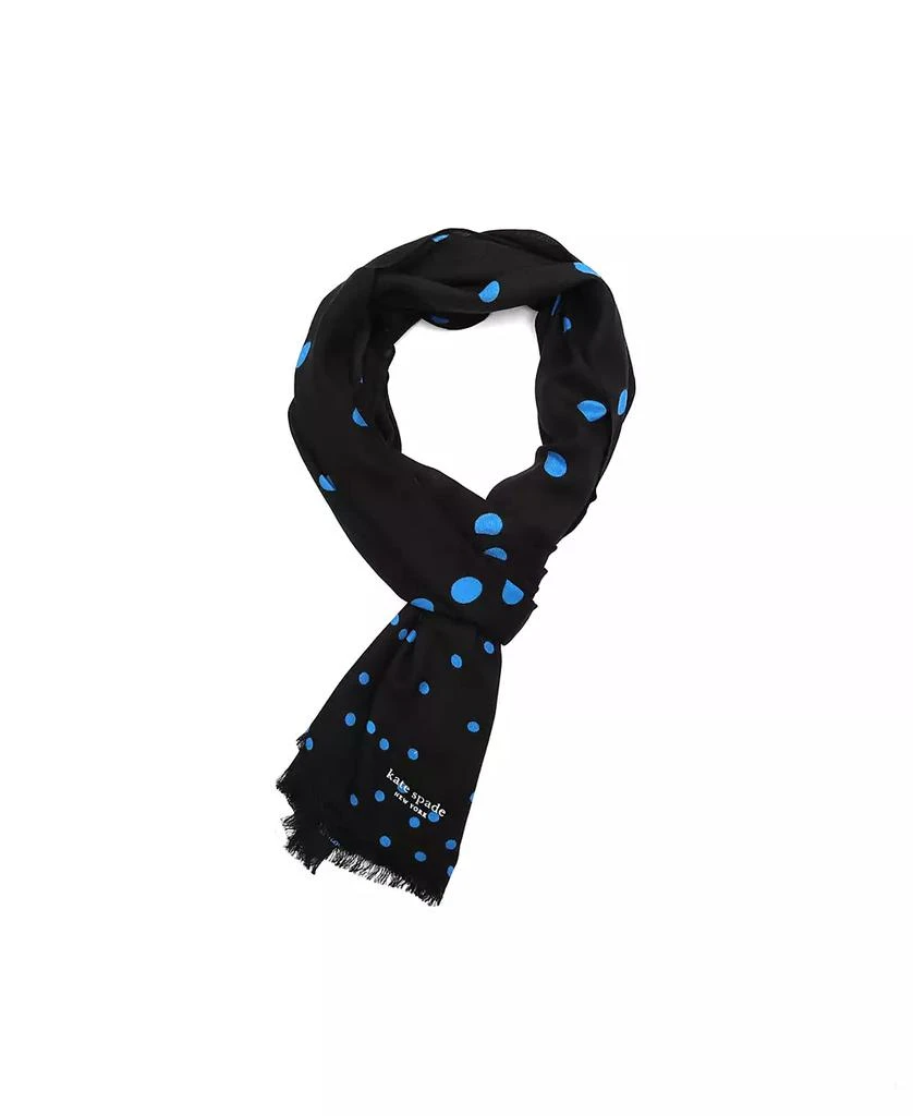 Kate Spade Scatter Dot Wool Oblong Scarf 3