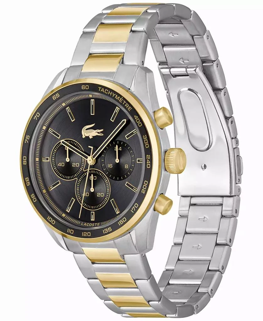 Lacoste Men's Boston Chronograph Two-Tone Stainless Steel Bracelet Watch 42mm 3