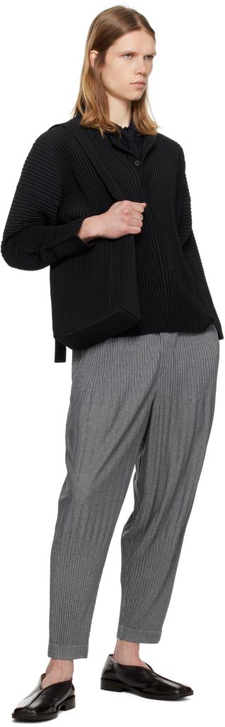 Homme Plissé Issey Miyake Black Monthly Color February Henley - T