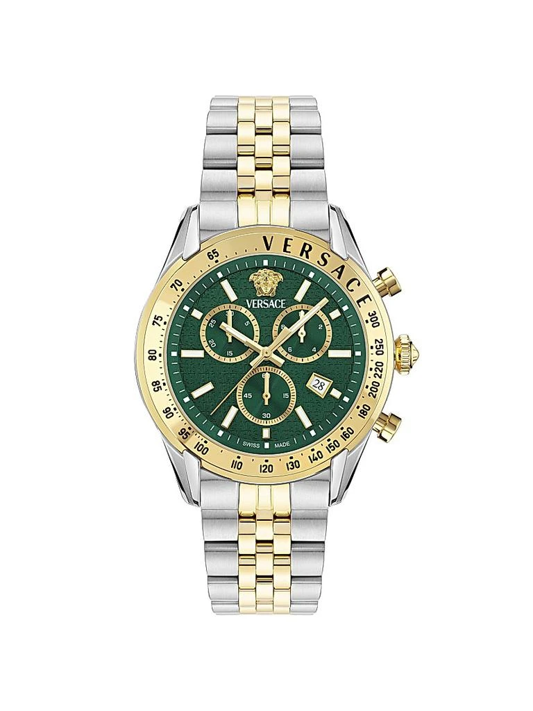 Versace Unisex Chrono Master Stainless Steel Bracelet Watch/44MM 1