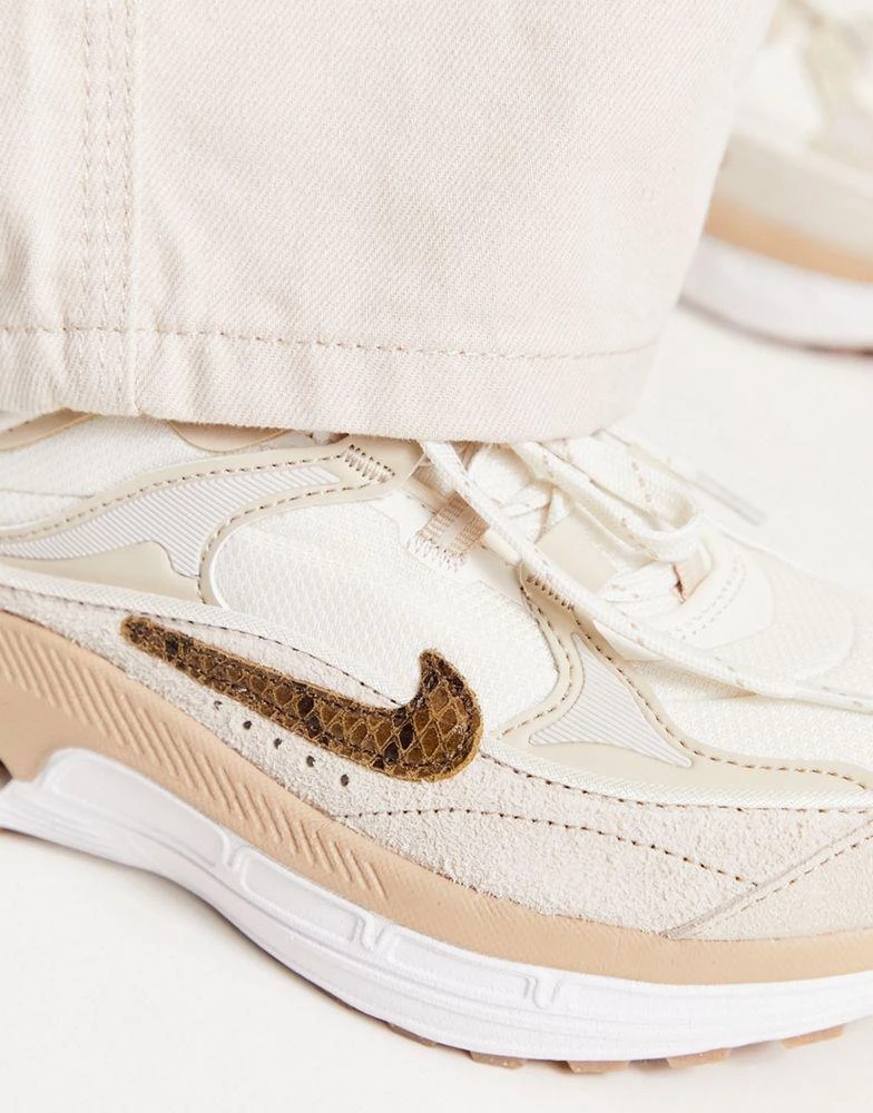 NIKE Nike Air Max Bliss trainers in ivory and stone 4