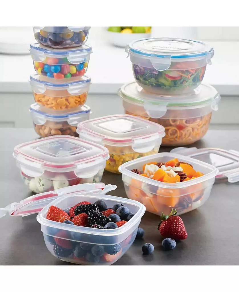 Lock & Lock Easy Essentials Color Mates 20-Pc. Food Storage Container Set 2