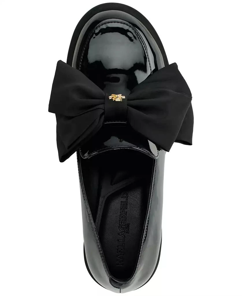 Karl Lagerfeld Paris Women's Camilia Bow Loafers 4