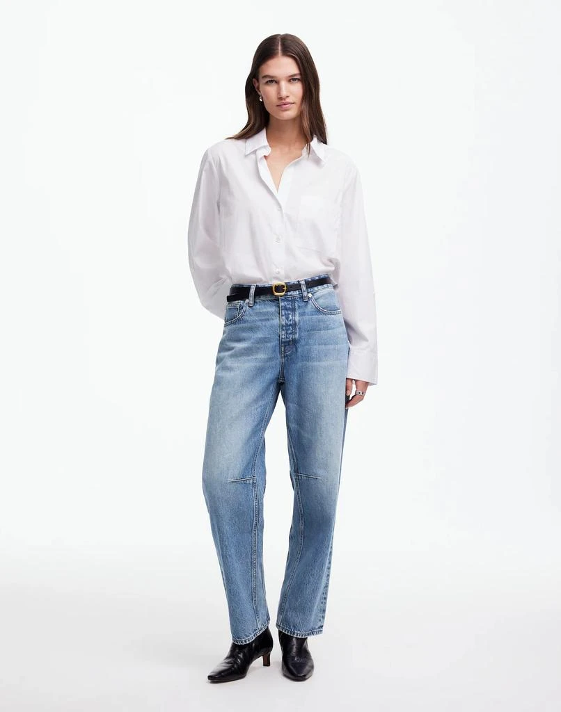 Madewell The Darted Barrel-Leg Jean 1