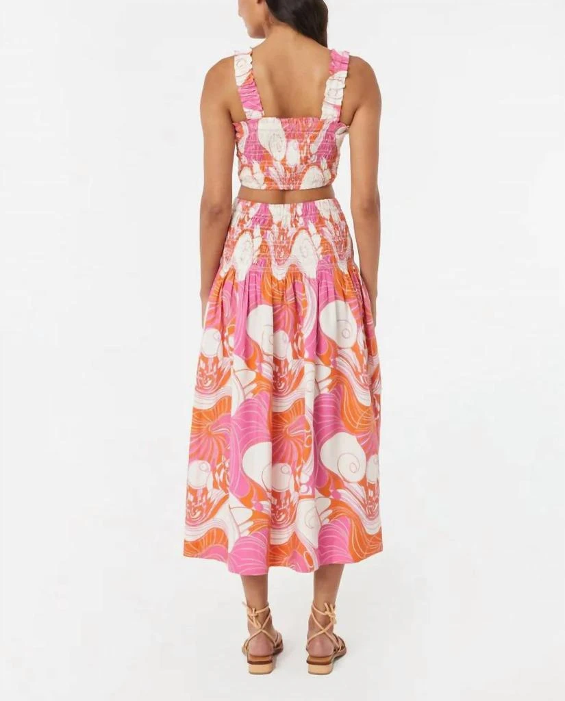 Rhode Tanya Top In Pink Deco Surf 2
