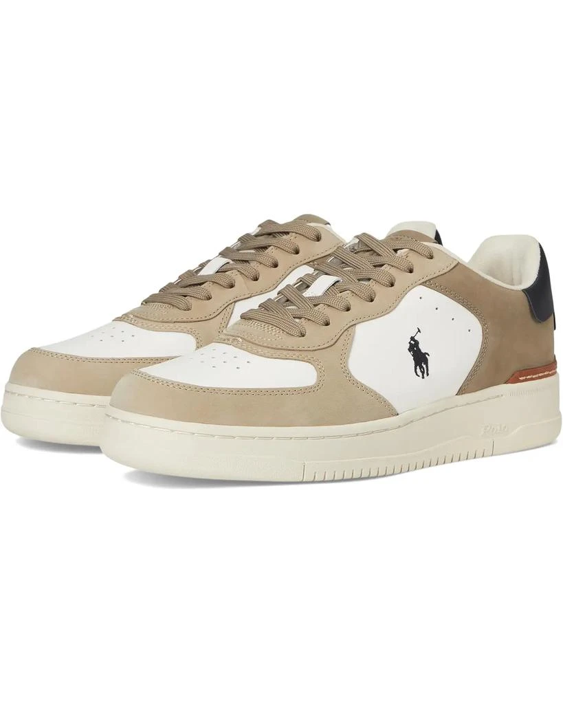 Ralph Lauren Men's Polo Ralph Lauren Masters Court Nubuck & Leather Sneakers