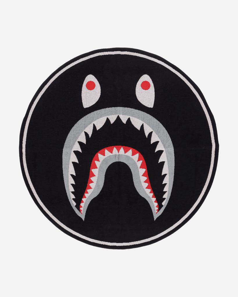 A Bathing Ape Shark Floor Rug Black
