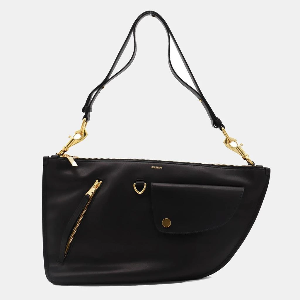 Burberry Burberry Black Leather Shoulder Bag 1