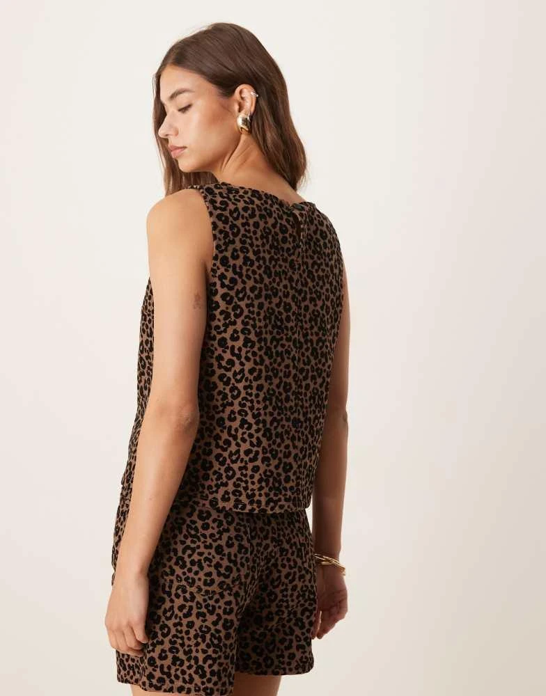 Asos Design Leopard Print Shift Dress Asos Very Red Leopard Print