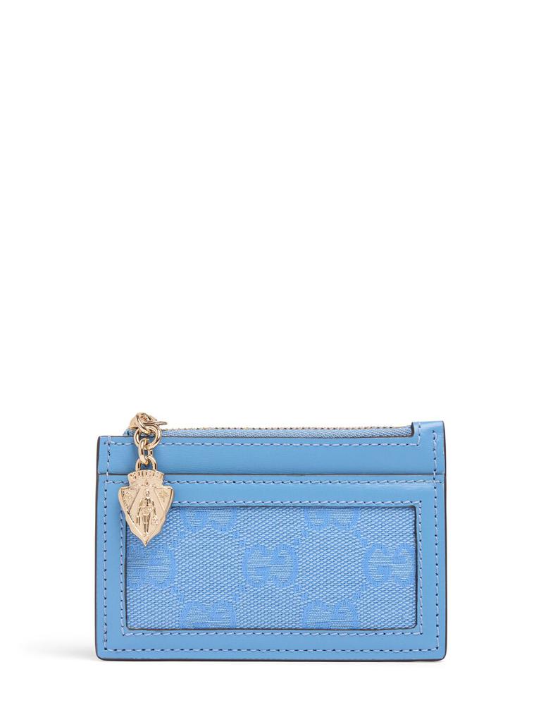 Gucci Luce Leather & Gg Canvas Wallet