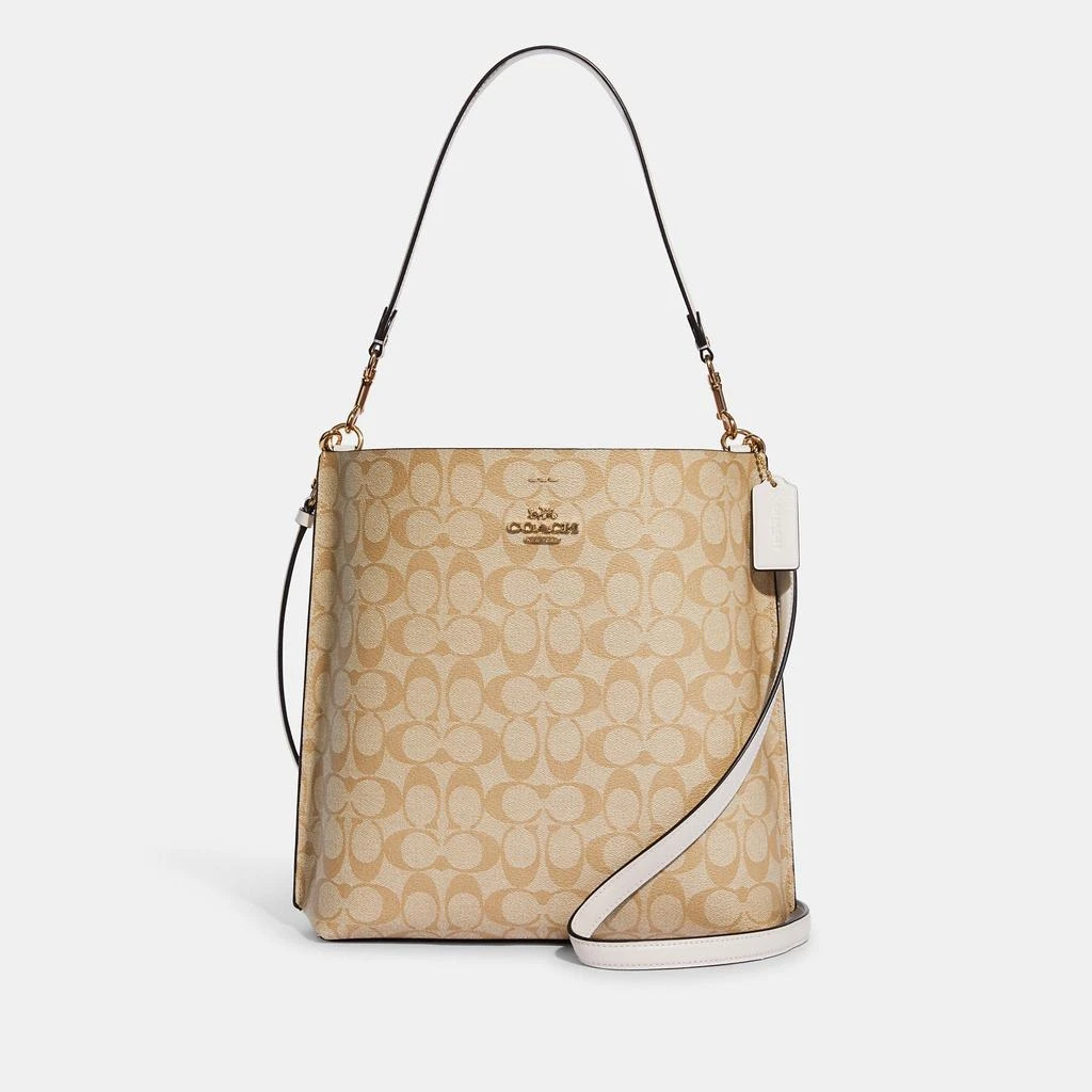 Coach Outlet Coach Outlet Mollie Bucket Bag In Signature Canvas 7