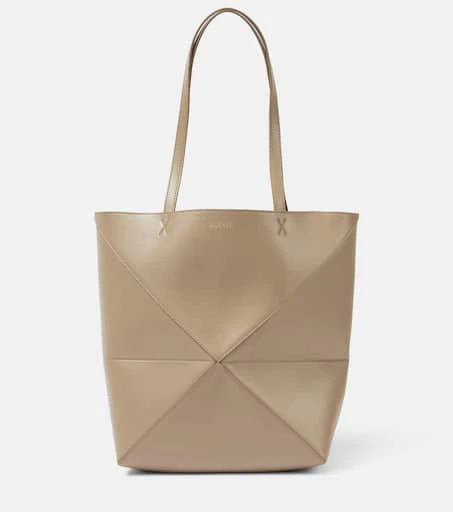 Loewe Puzzle Fold Medium leather tote bag 1