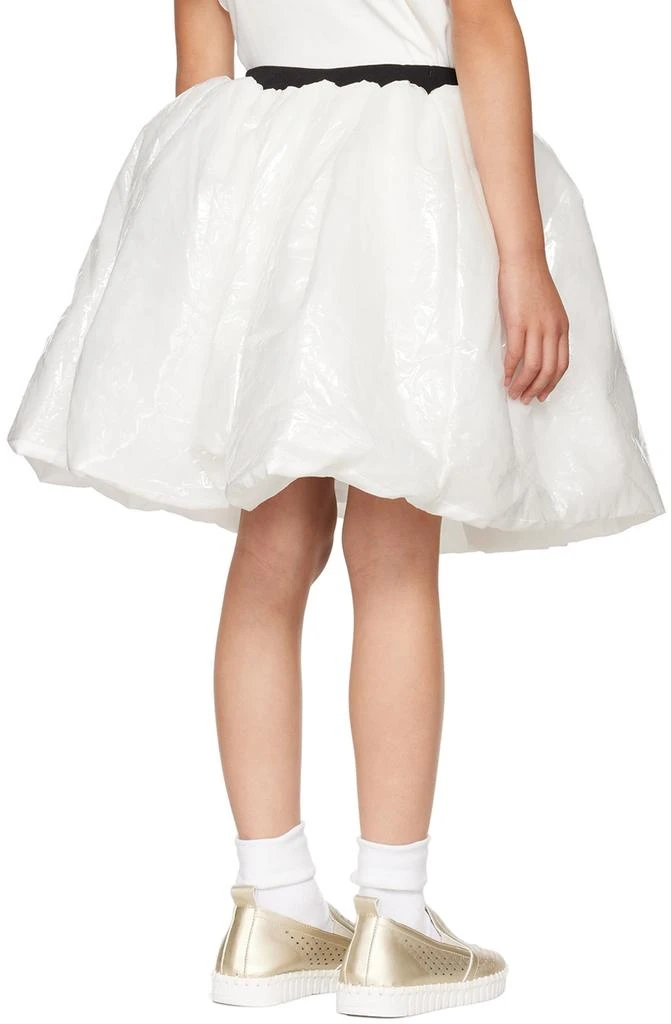 CRLNBSMNS Kids White Bubble Skirt 3