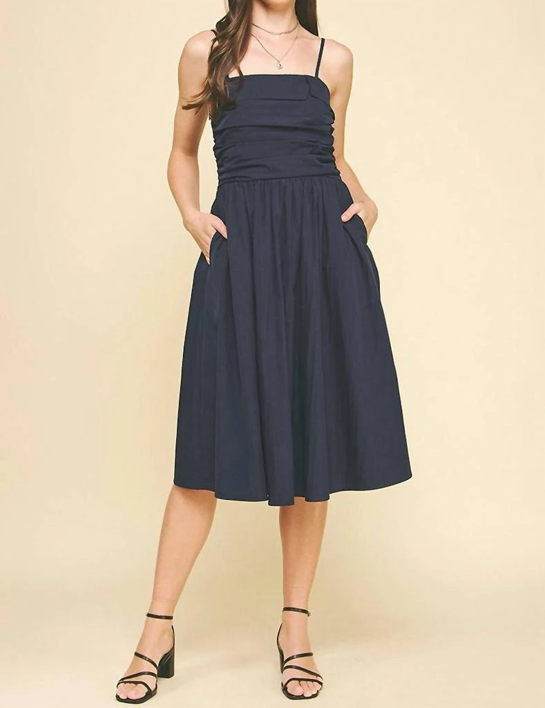 Denim Bustier Midi Dress - Exclusive  On Sale Now with Up to 20% Off |  Discover Exclusive Deals & Savings at BeyondStyle  Authentic AQUA women| dress with Limited-Time Discounts, Free Shipping,