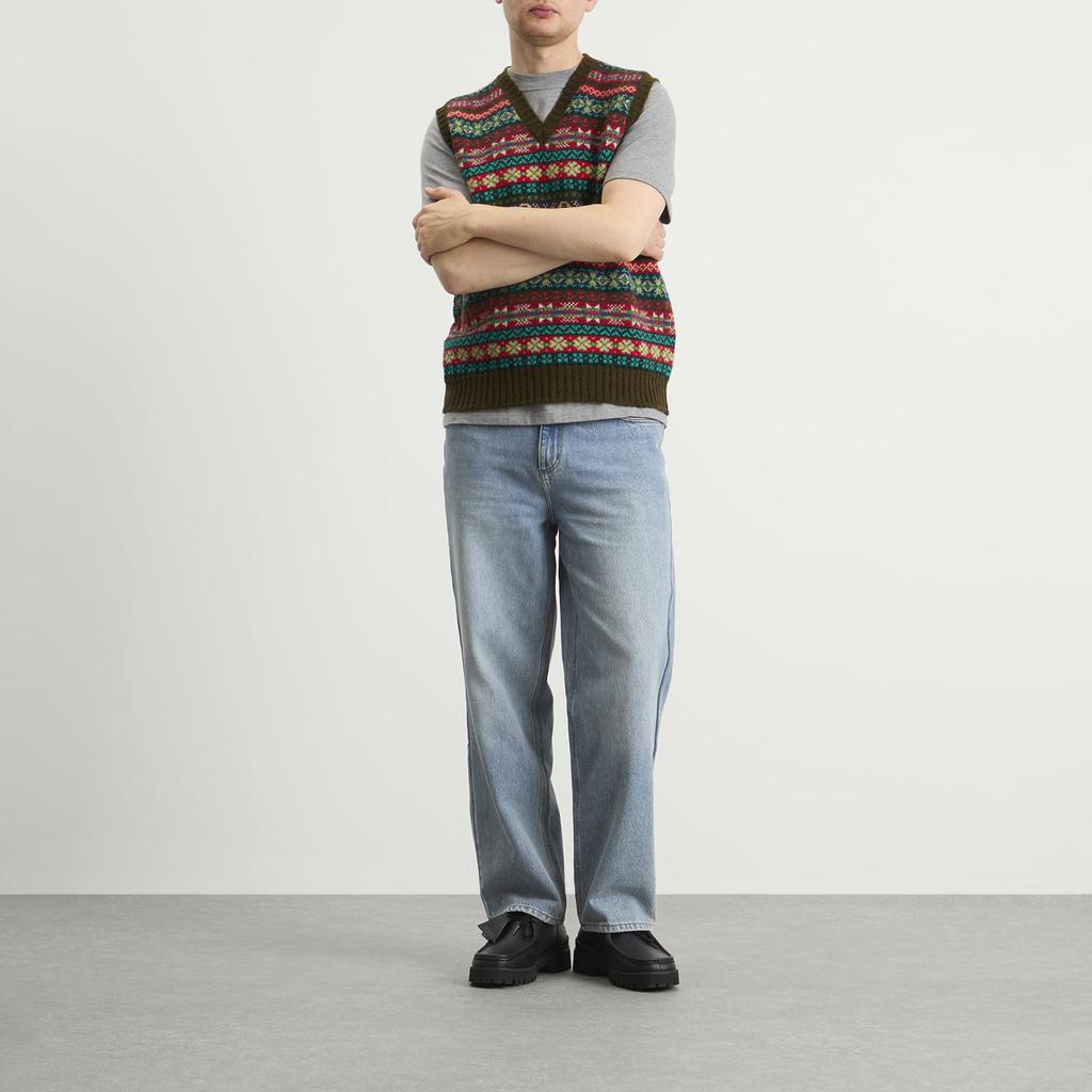 Jamiesons of Shetland Jamieson's of Shetland Fair Isle V-Neck Vest