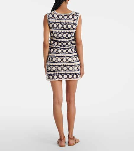 ANNA KOSTUROVA Crochet cotton minidress 3