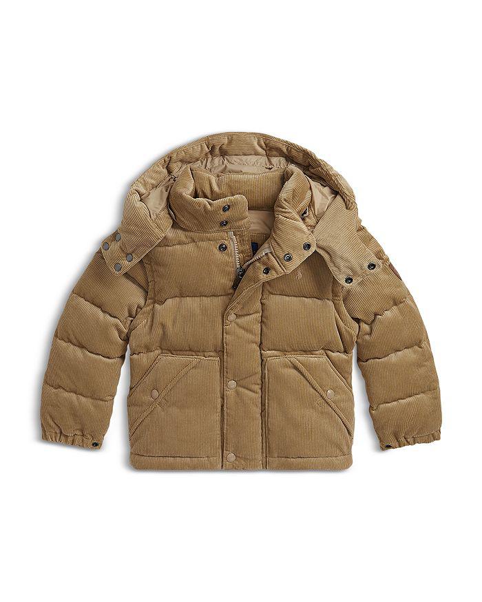 Ralph Lauren Boys' Convertible Corduroy Down Jacket - Little Kid