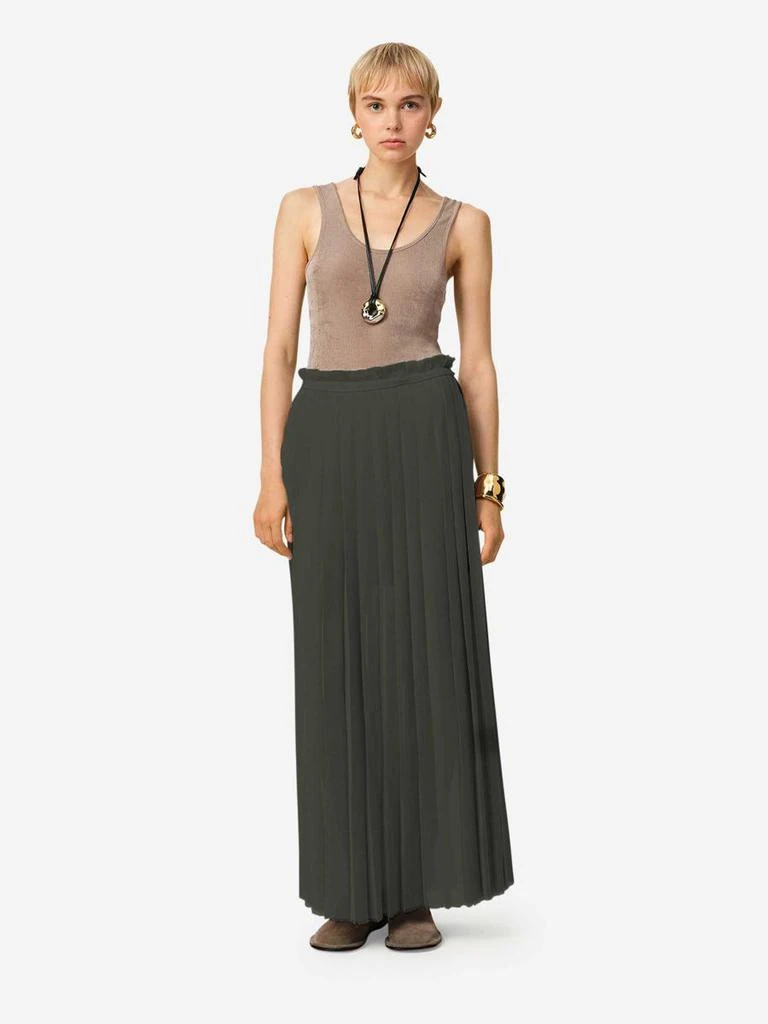 AMI AMI Paris Pleated Maxi Skirt 2