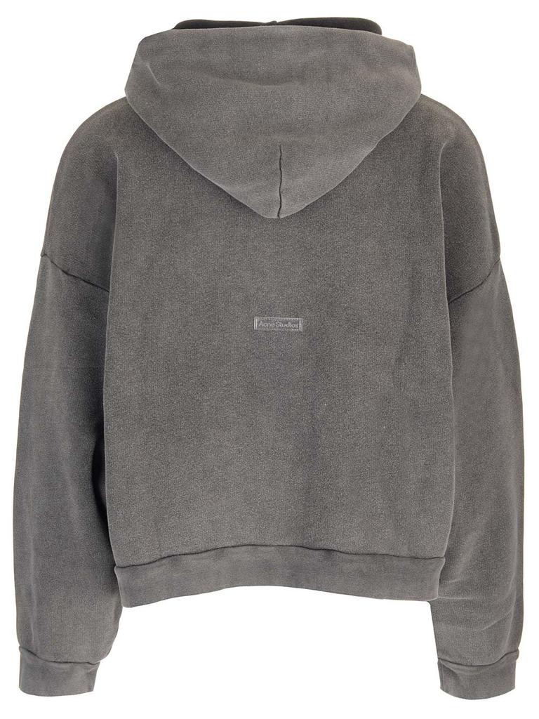 Acne Studios Acne Studios Logo Patch Drawstring Hoodie