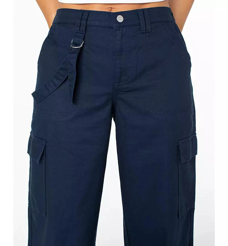 Celebrity Pink Juniors' Cargo Strap Wide-Leg Pants 9
