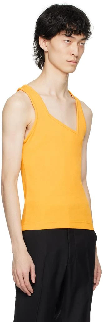 Bianca Saunders Yellow Scoop Neck Tank Top 2