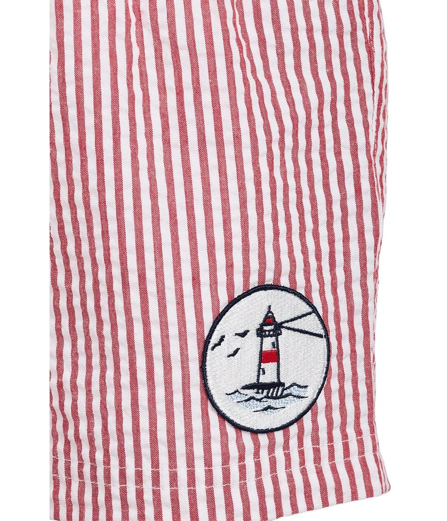 Janie and Jack Seersucker Patch Swim Trunk (Infant) 3