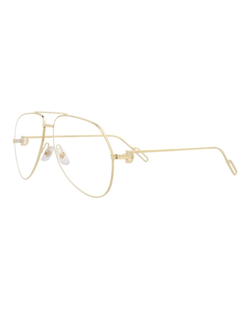 Cartier Aviator-Frame Metal Optical Frames 2