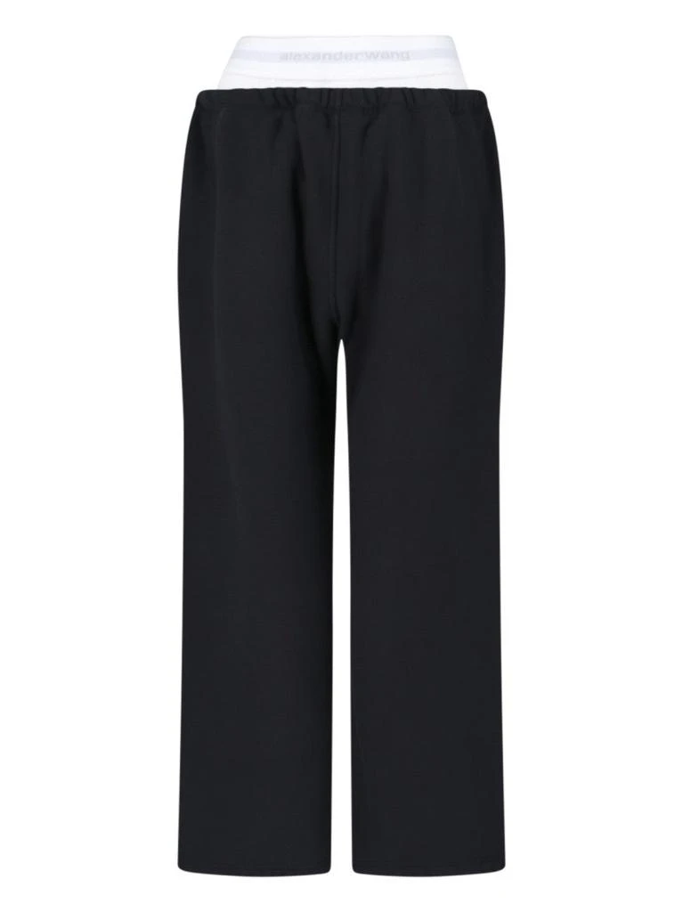 Alexander Wang High-Waisted Wide-Leg Sweatpants 2