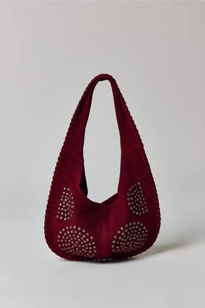 Silence + Noise Silence + Noise Ivy Studded Suede Hobo Bag 2