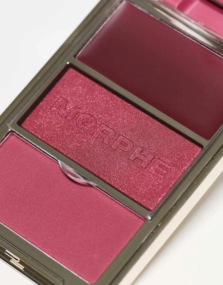 MORPHE Morphe Cheek Thrills Multi - Finish Face Trio - Wine and dine 4