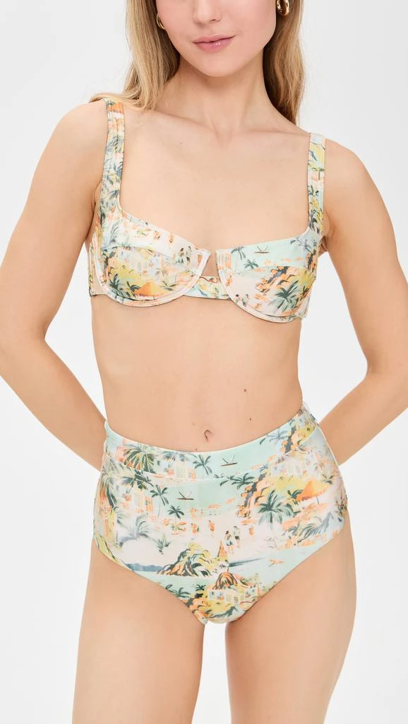 MINKPINK Vacanza High Bikini Pant Bottoms 3