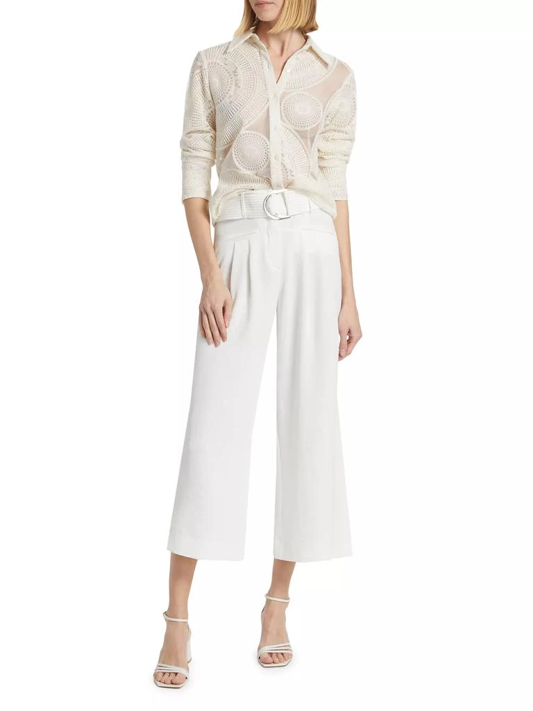 Ramy Brook Hulda Tulle Embroidered Shirt 2