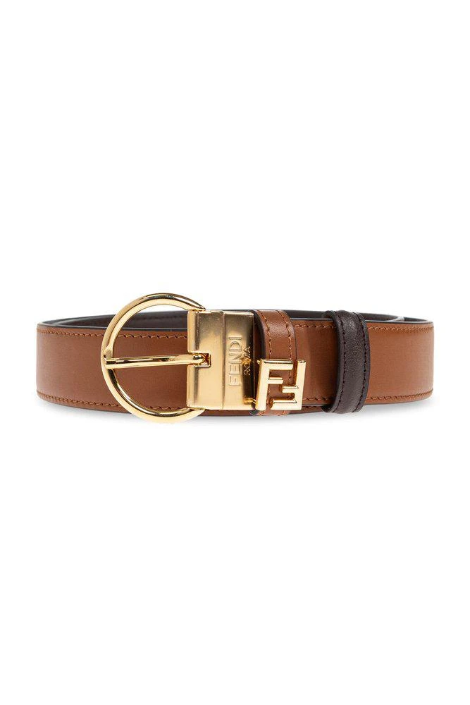 Fendi Fendi Logo Plaque Reversible Belt