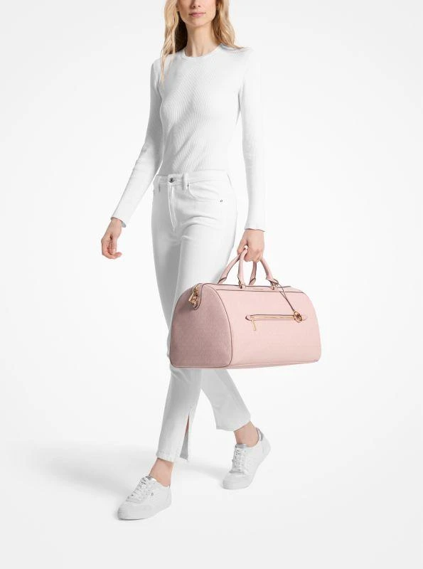 Michael Kors Jet Set Travel Extra-Large Signature Logo Duffel Bag 4