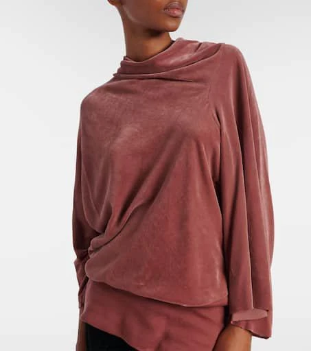 Rick Owens Draped charmeuse top 5