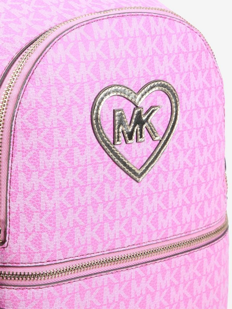Michael Kors Girls Logo Backpack in Pink (29cm) 4