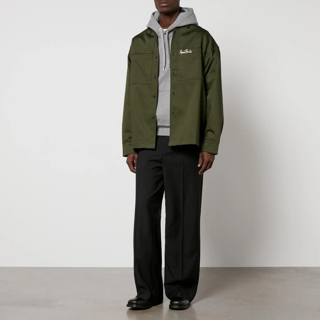 AMI Brushed Cotton-Canvas Overshirt 3