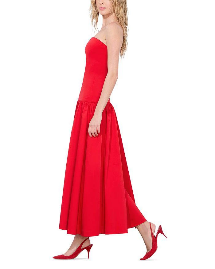 corset drop waist maxi dress Rally Ready Strapless Drop Waist Romper Dress main image 1