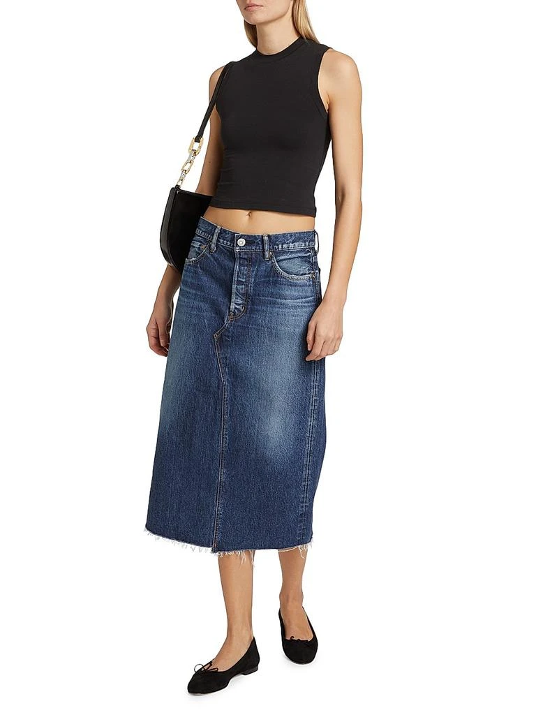 MOUSSY VINTAGE Longleaf Denim Skirt 2