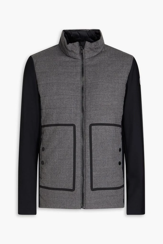 Fusalp Erwin quilted wool-blend twill and scuba jacket 1