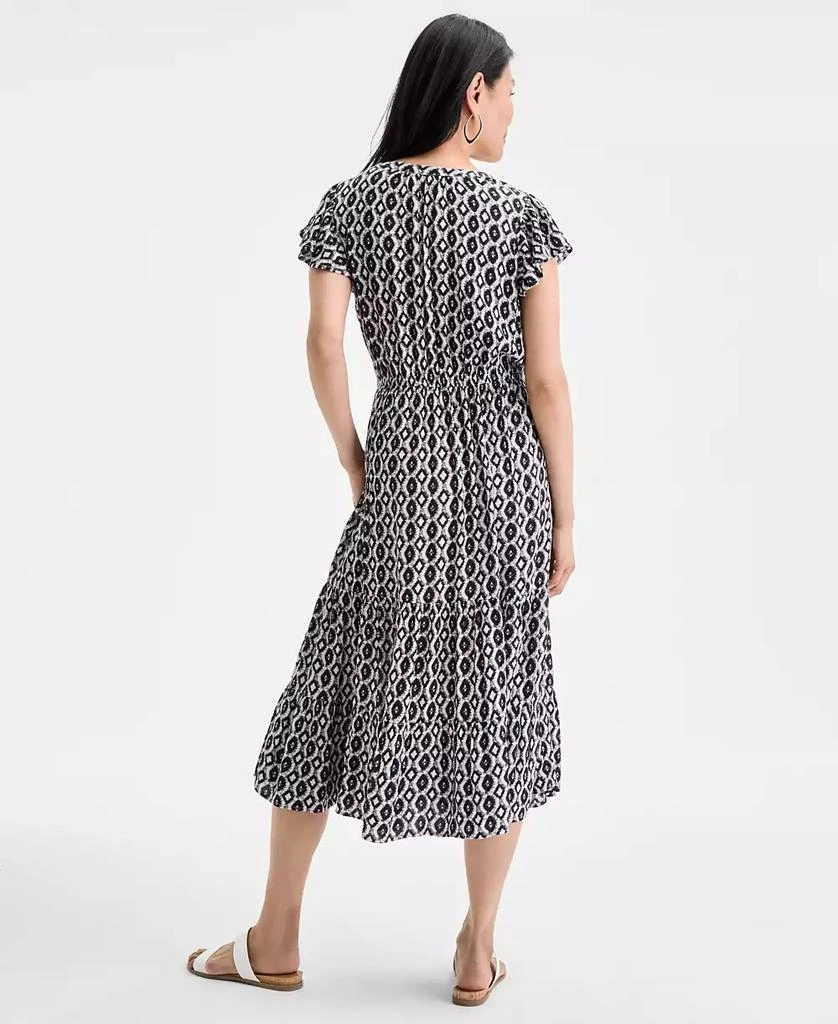 Women's Printed Flutter-Sleeve Midi Dress, Exclusively at Macy's On Sale Now with Up to 73% Off | Discover Exclusive Deals & Savings at BeyondStyle Authentic Style & Co dress|women's fashion|dresses Women's Printed Flutter-Sleeve Midi Dress, Exclusively at Macy's On Sale Now with Up to 73% Off | Discover Exclusive Deals & Savings at BeyondStyle Authentic Style & Co dress|women's fashion|dresses