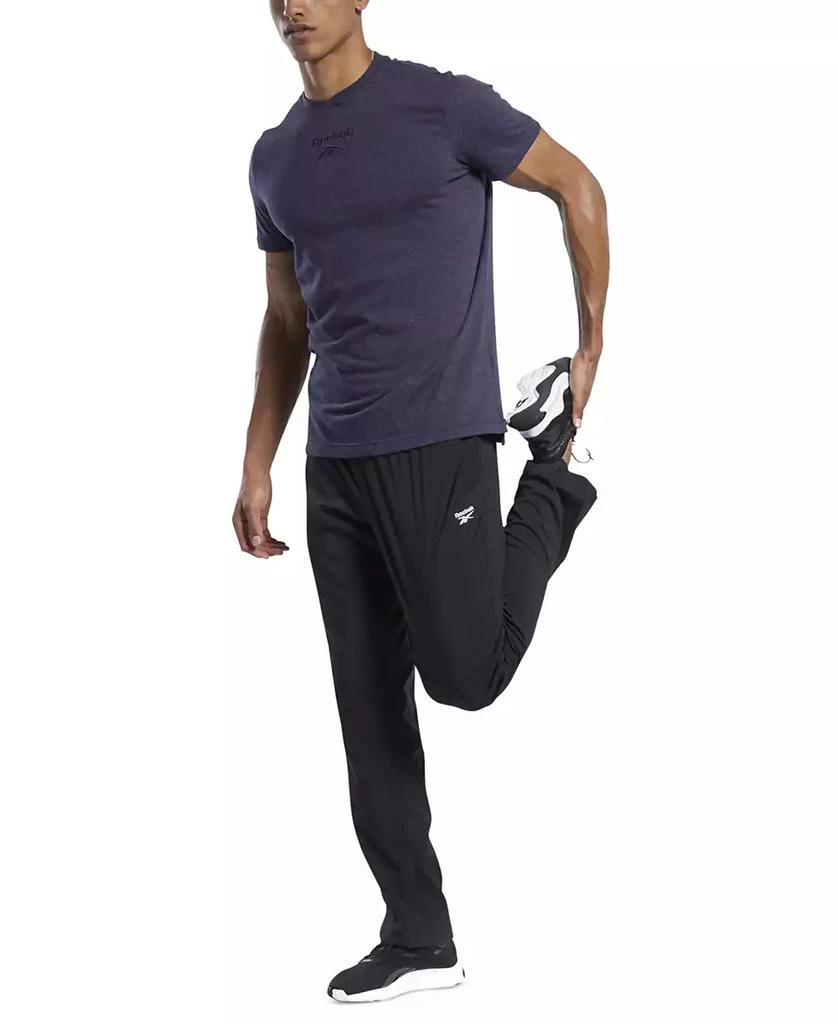 Reebok Men's Identity Training Essentials Regular-Fit Moisture-Wicking Drawstring Pants 3