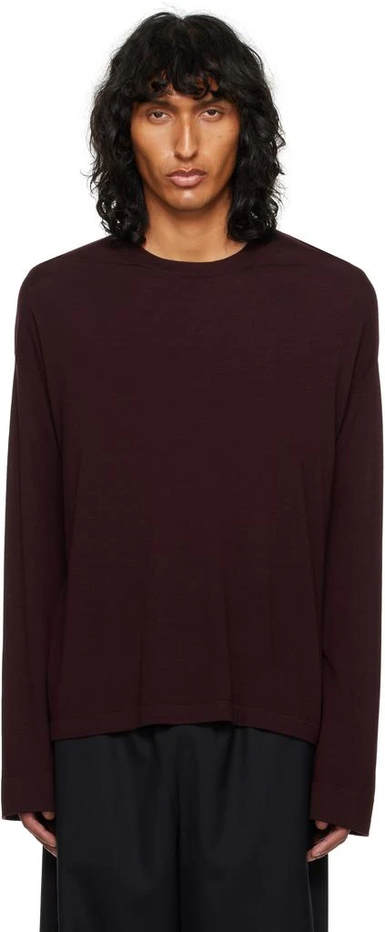 The Row Burgundy Belfast T-shirt 1