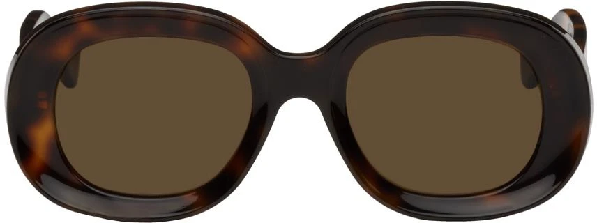 Loewe Tortoiseshell Oval Sunglasses 1