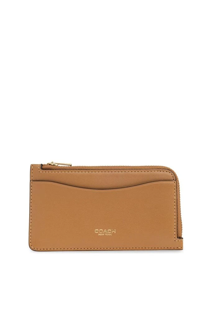 Coach Coach Logo Detailed Zip-Up Wallet 1