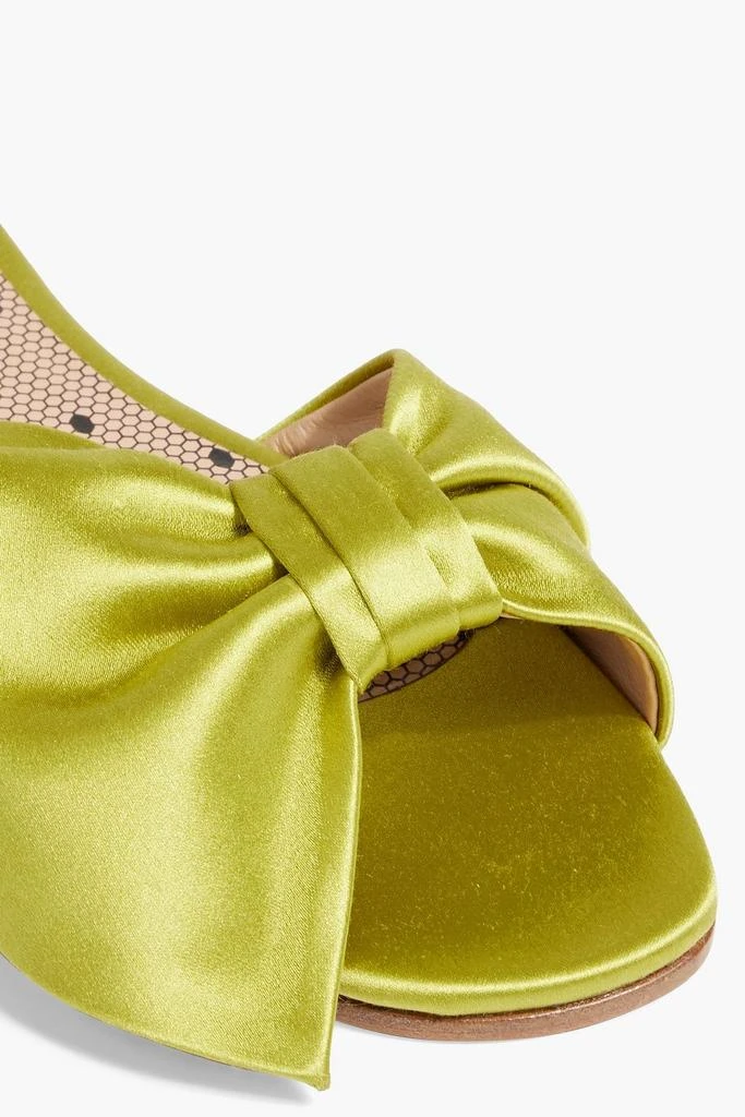 RED Valentino Bow-detailed satin sandals 4